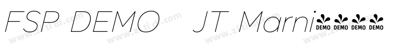 FSP DEMO   JT Marni字体转换